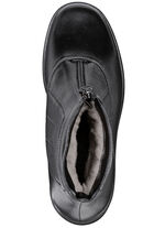 ELENA EDEN, gefütterte Damen-Stiefeletten, Winterschuhe, Weite H, mit Lammfell SCHWARZ