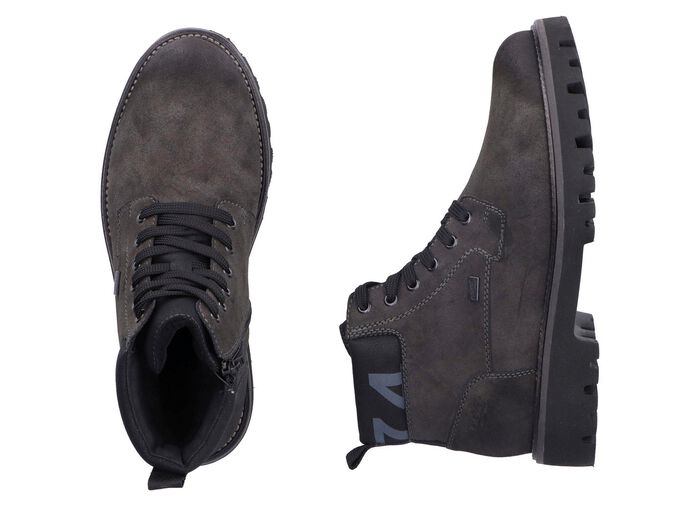 Rieker, gef&uuml;tterte Herren-Boots, Winterschuhe, Weite H, mit Rei&szlig;verschluss 