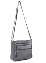 Laurina, Tasche, Damen, mit verstellbarem Umhängeriemen GRAU