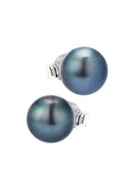 Elegante Ohrstecker mit Tahiti-Zuchtperlen 