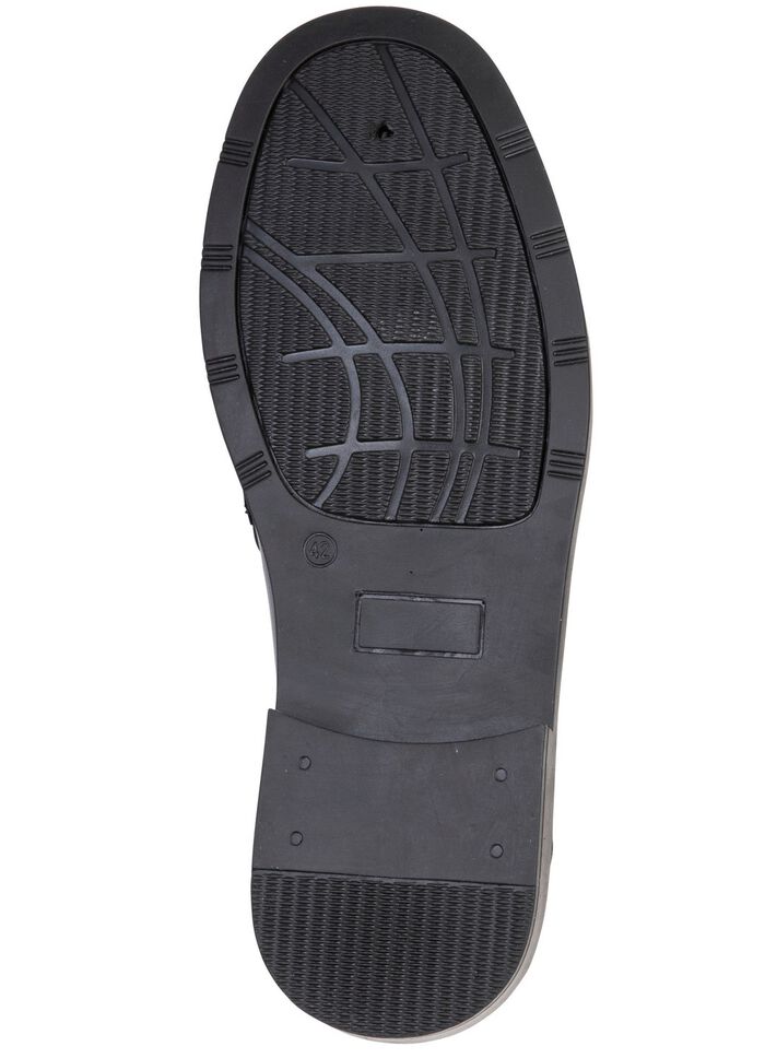 GINO GALANTE, schicke Herren-Slipper, mit Gummizug SCHWARZ