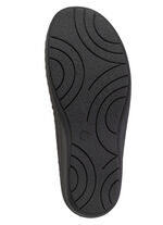 ELENA EDEN Pantolette aus Nubukleder MARINE-BUNT