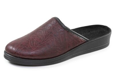 Klassische Damen-Hausschuhe, mit Textilfutter 