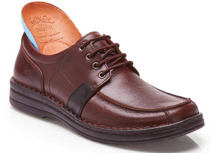 GINO GALANTE, schicke Herren- Schn&uuml;rschuhe, mit herausnehmbarem Fu&szlig;bett BURGUND