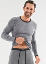 Dreierpack Schlupfjacken. langarm, mit Ringeldessin 