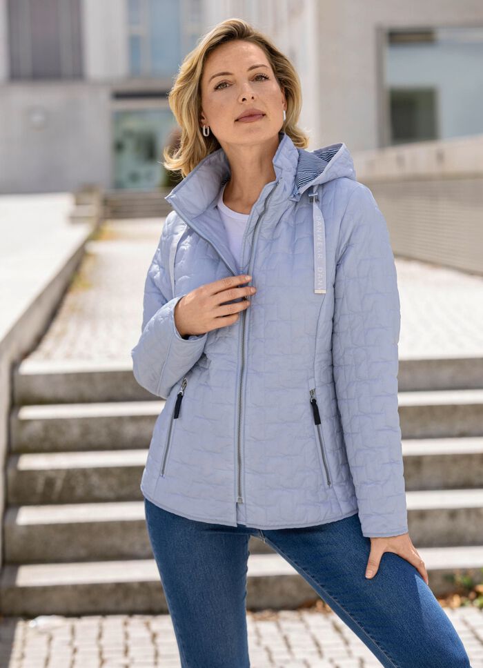 Funktionsjacke mit interessantem Stepp 