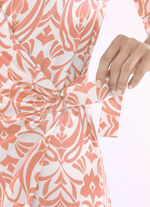 Longshirt mit interessanter Wickeloptik in 2 Farben APRICOT-BEIGE