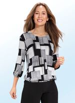 Shirt-Tunika mit Schmuckkn&ouml;pfen 