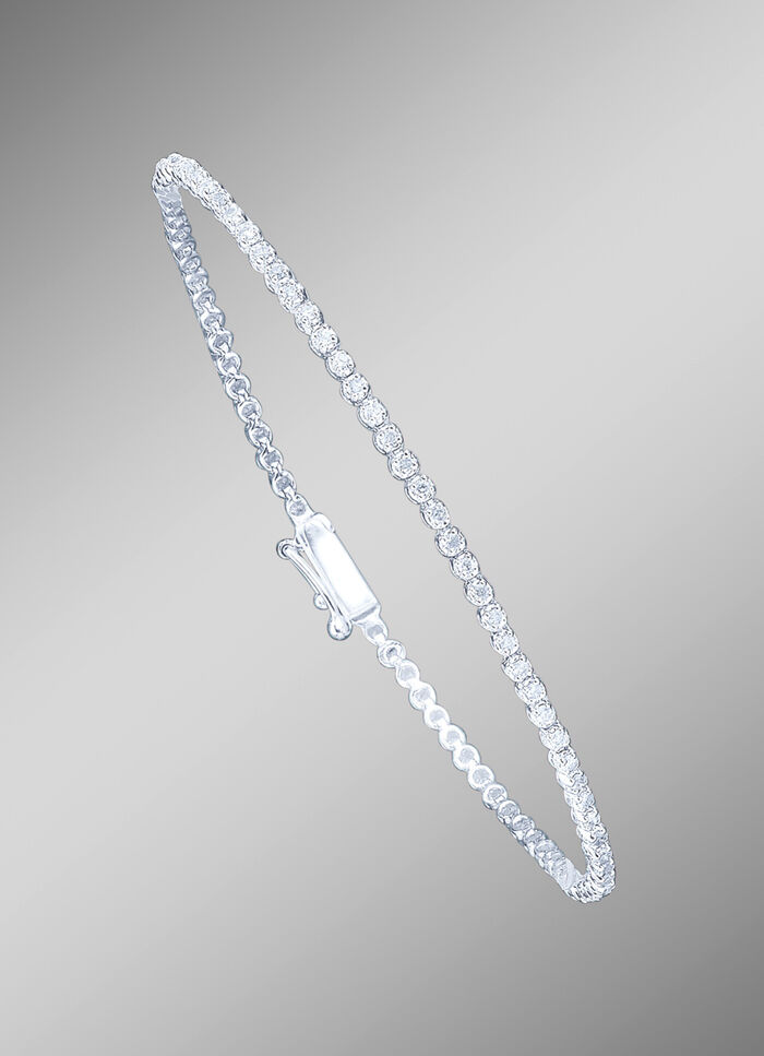 Hochwertiges Wei&szlig;gold-Armabnd mit Brillanten 