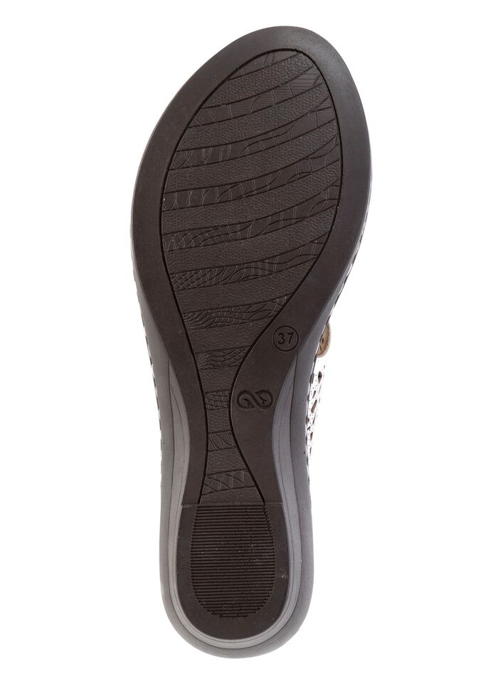 ELENA EDEN, sommerliche Damen-Pantoletten, aus Leder 