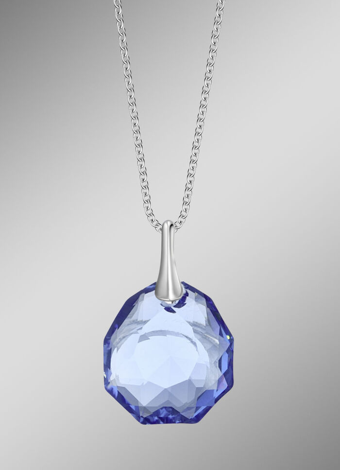 Anh&auml;nger mit Swarovski&reg;-Kristall und Ankerkette 