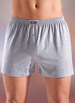F&uuml;nferpack Boxershorts aus BIO-Baumwolle mit Eingriff, uni und meliert 