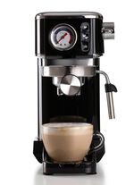 Ariete Espressomaschine moderna im Retro-Design SCHWARZ