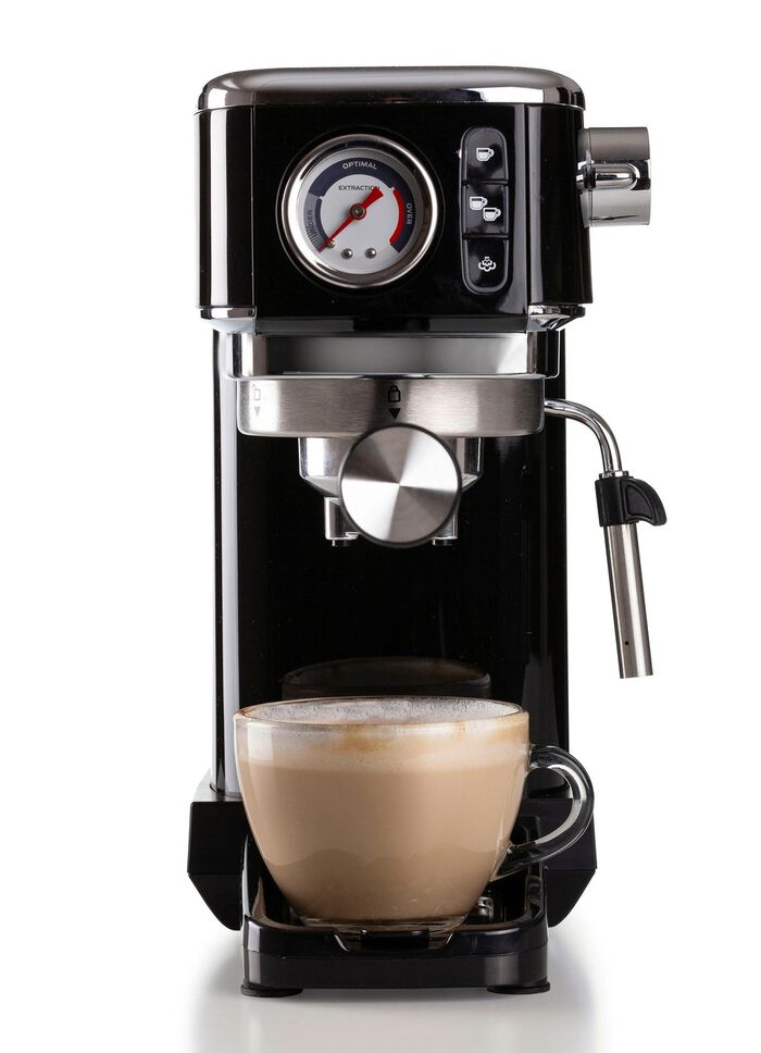 Ariete Espressomaschine moderna im Retro-Design SCHWARZ