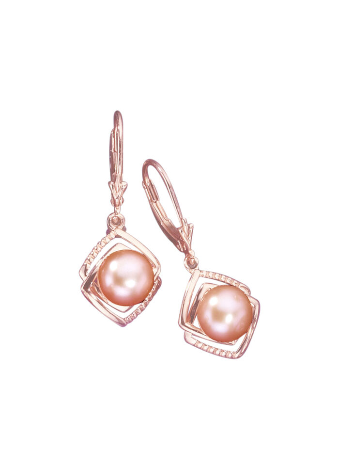 Ohrringe mit Süßwasser-Zuchtperle 