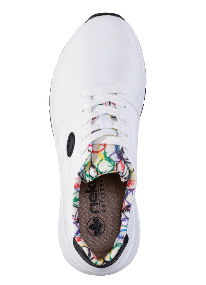 Rieker, stylische Damen-Sneaker, Weite H, mit herausnehmbarem Fu&szlig;bett 