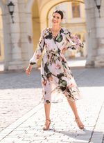 Kleid mit Bindegürtel 