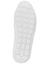 Gemini, leichte Damen-Slipper, Weite G, mit herausnehmbarem Fu&szlig;bett WEISS