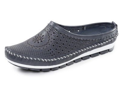 Gemini, sommerlicher Damen-Sabot, Weite G, mit herausnehmbarem Fu&szlig;bett 