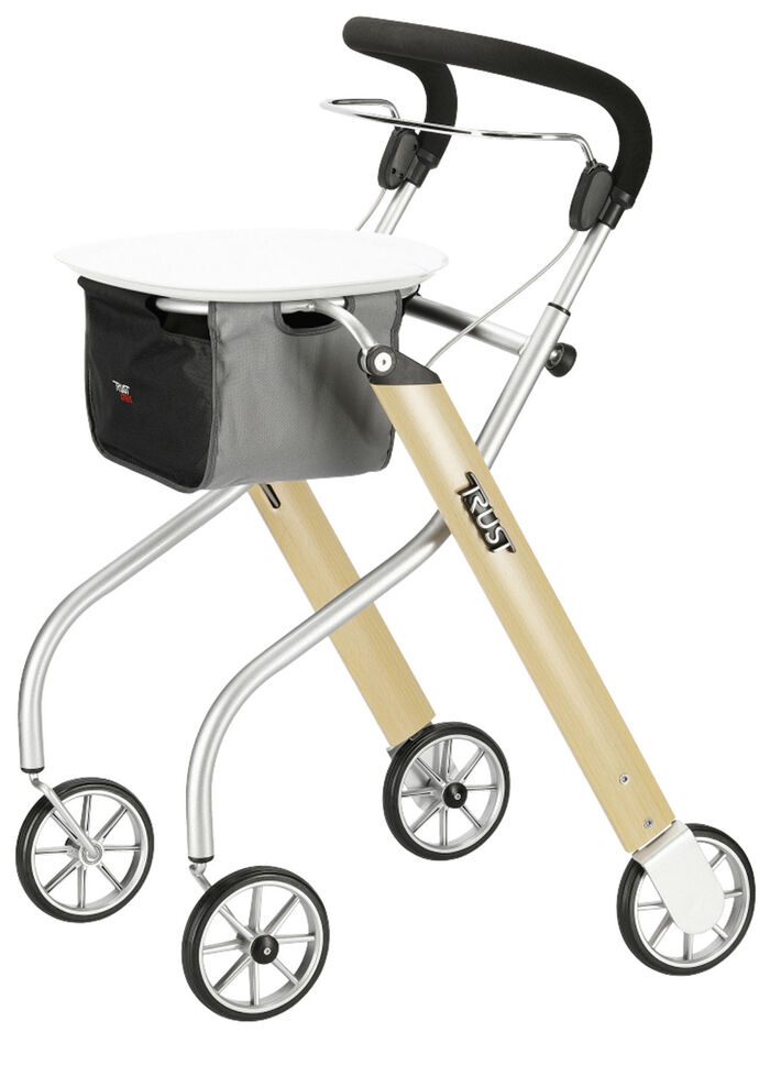 Trust Care Russka Indoor Rollator Let's Go NATUR-SILBER
