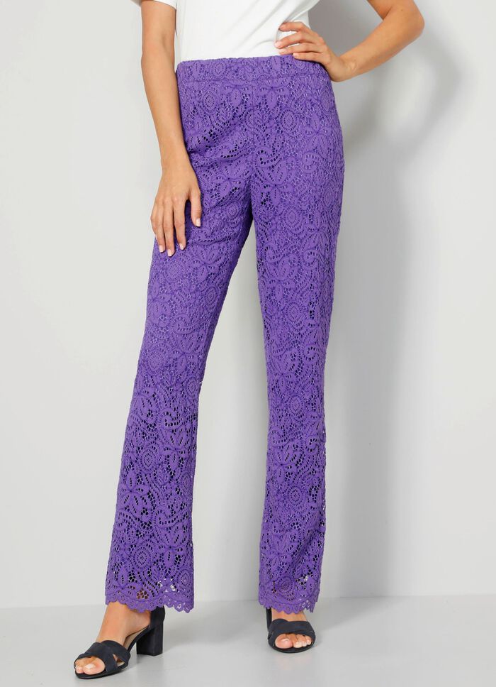 Hose aus floraler Spitze 