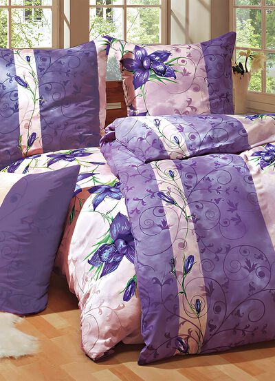 Microfaser-Bettwäsche-Set, 6-teilig, mit Reißverschluss 