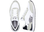 Rieker Sneaker mit interessantem Zebra-Druck WEISS