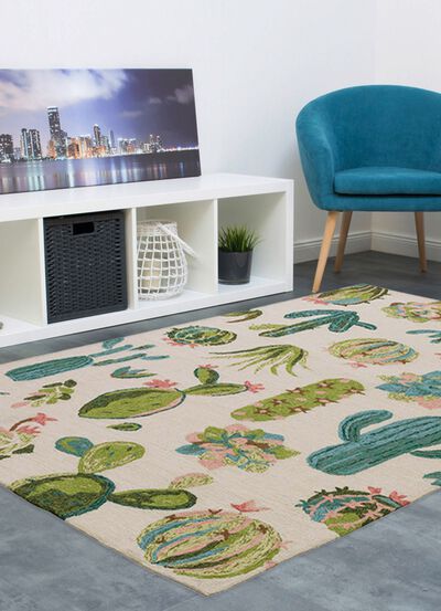 Innen- und Au&szlig;enbereich geeignete Br&uuml;cken und Teppiche 