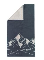 Frottier-Serie mit eingewebtem Bergpanorama 