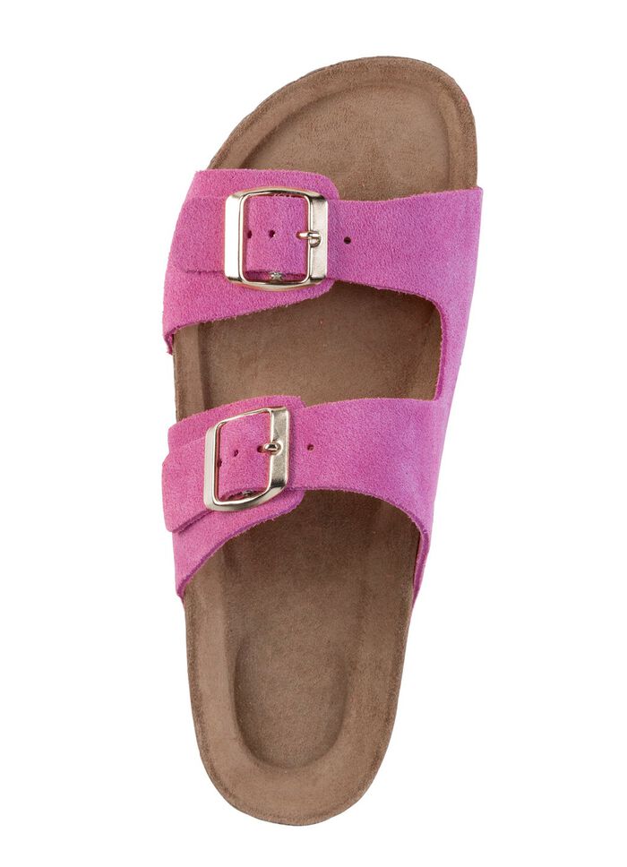 ELENA EDEN, bequeme Damen-Pantoletten, Weite H, aus Leder 