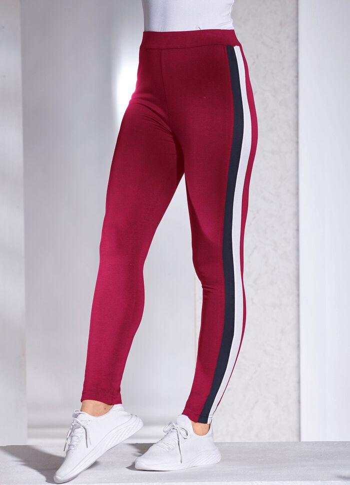 Leggings von „Plantier“ BORDEAUX