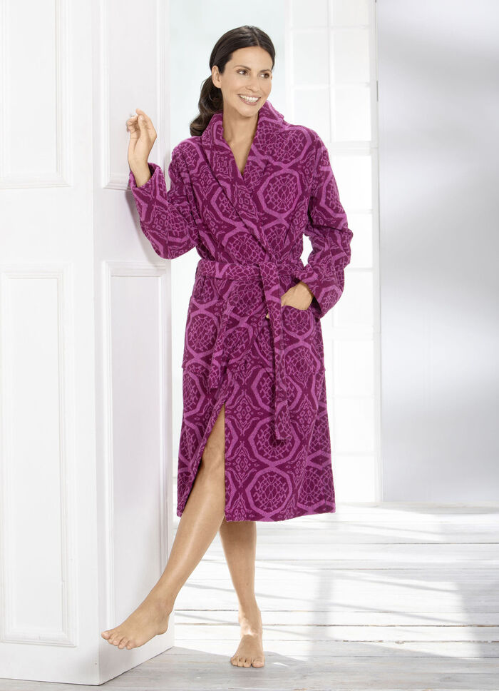 Bademantel aus Baumwolle 