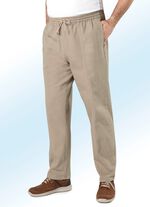 Schlupfjeans mit Gummibund und Kordelzug in 4 Farben BEIGE