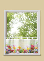 Kurzstore Blumenwiese aus digitalbedrucktem Voile 