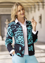 Strickjacke in Jacquard-Dessin 