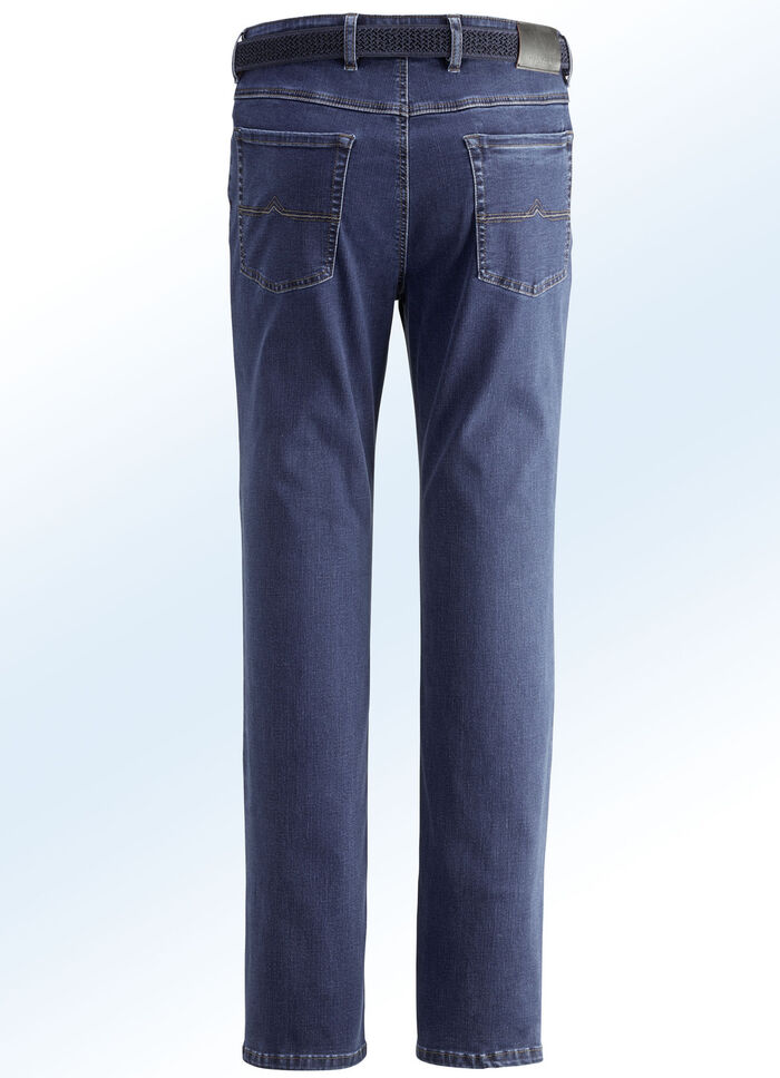 Superstretch-Jeans von „Suprax“ in 4 Farben DUNKELBLAU
