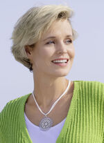 Halskette mit Glassteinen 