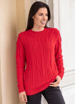 Pullover mit recycelter Baumwolle 