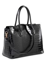 Tasche aus krokogepr&auml;gtem Synthetik 