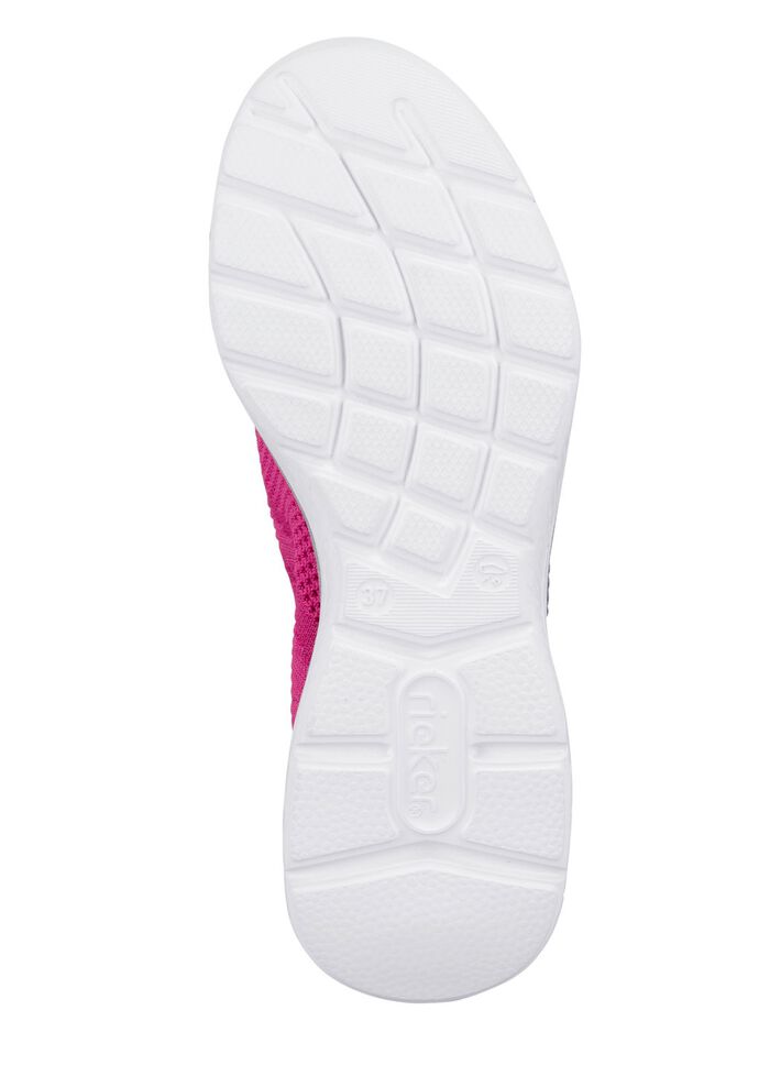 Rieker, leichte Damen-Sneaker, Weite G, mit MemoSoft-Textileinlage PINK