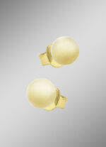 Kleine aber feine Kugel-Ohrstecker aus Titan 