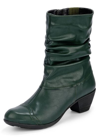 Andrea Conti, modische Damen-Stiefeletten, Winterschuhe, Weite G, mit Rei&szlig;verschluss 