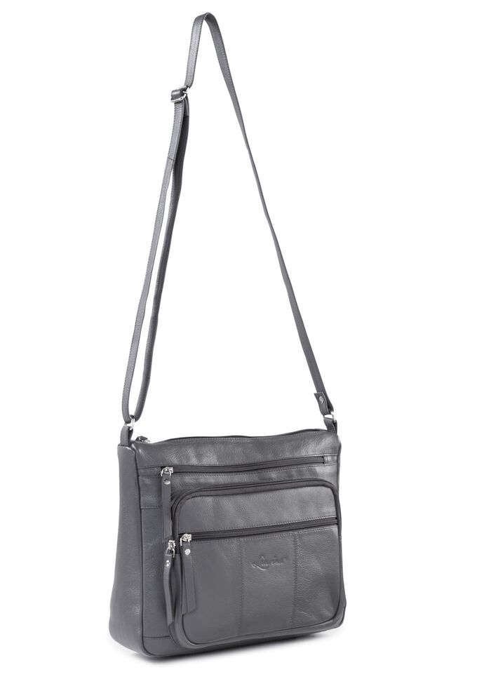 Laurina, Tasche, Damen, mit verstellbarem Umh&auml;ngeriemen GRAU