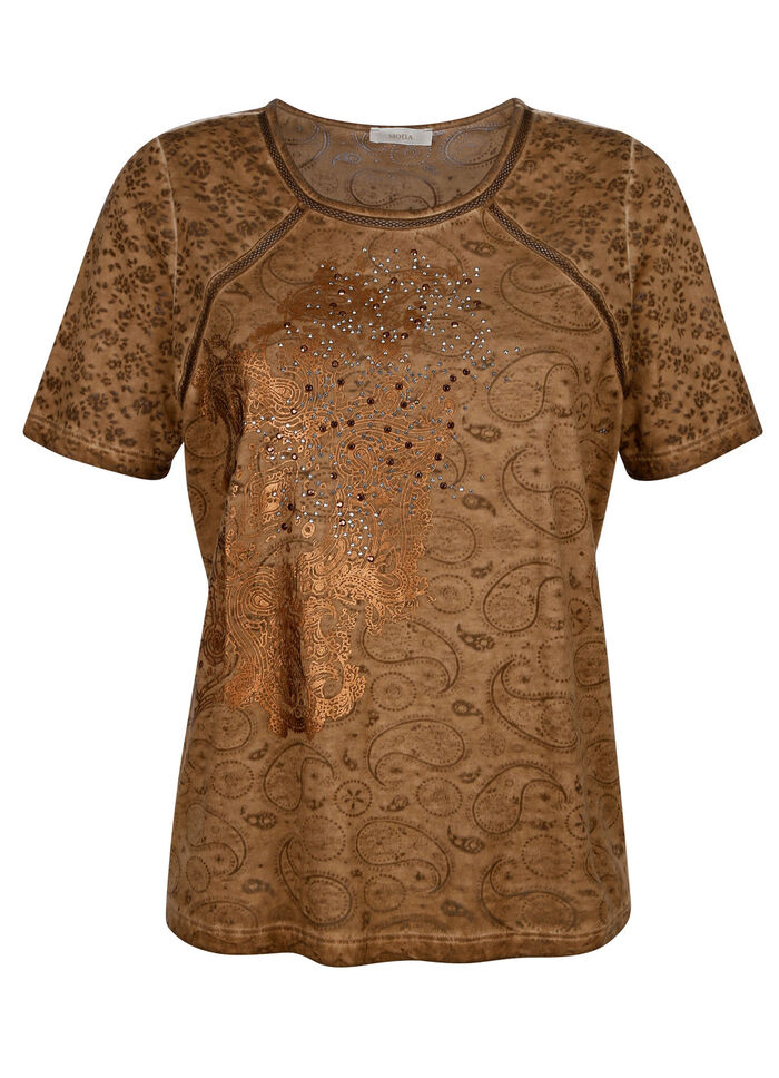 Shirt mit Netzeinsätzen 