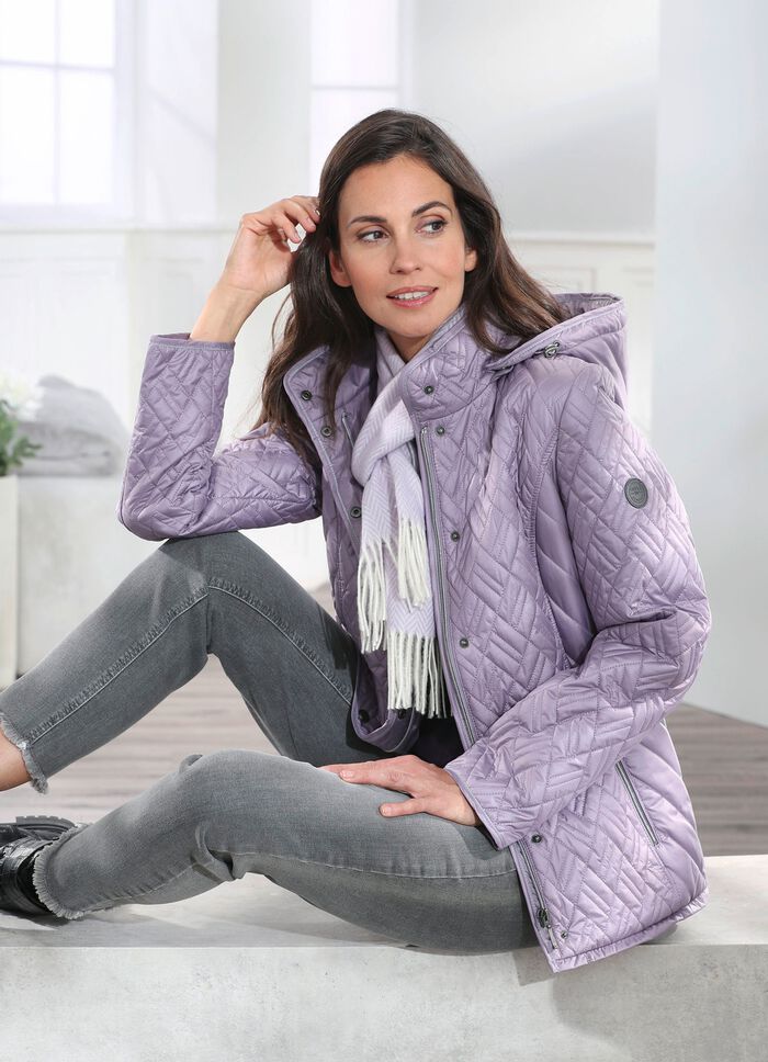 Jacke mit abnehmbarer Kapuze 