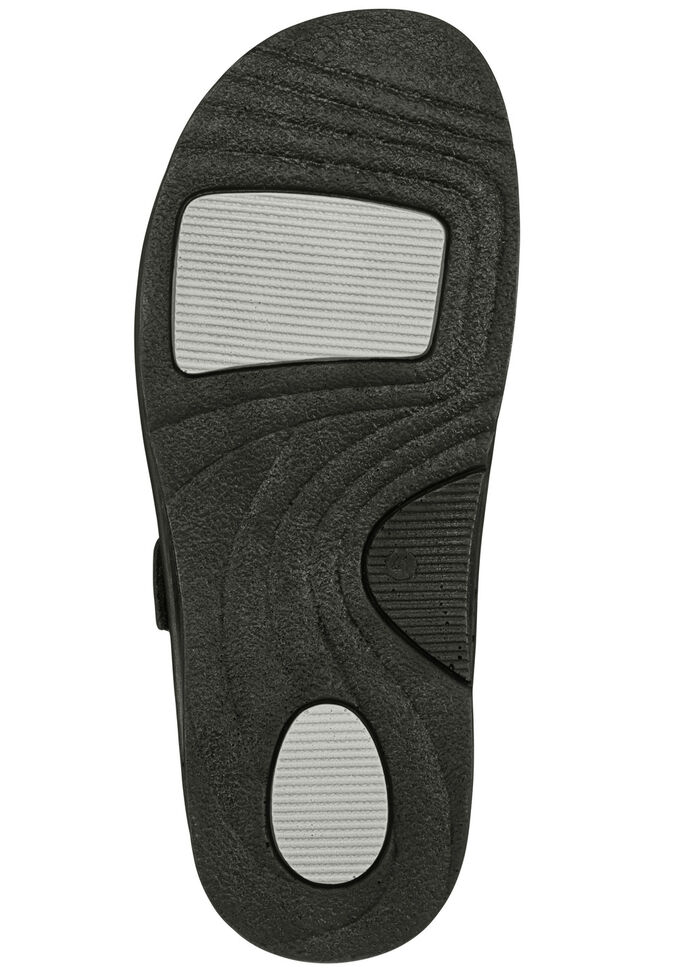 Mubb, bequeme Herren-Clogs, Weite H, mit herausnehmbarem Fußbett SCHWARZ