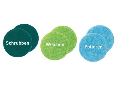 6 Mikrofaser-Pads f&uuml;r Hurricane Floating Mop 