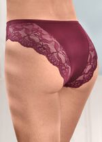 Laurina Viererpack Slips mit floraler Elastikspitze 