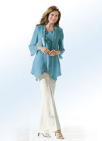 Blusen-Set, 2-teilig TÜRKIS