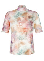 Shirt mit modischem Stehkragen 